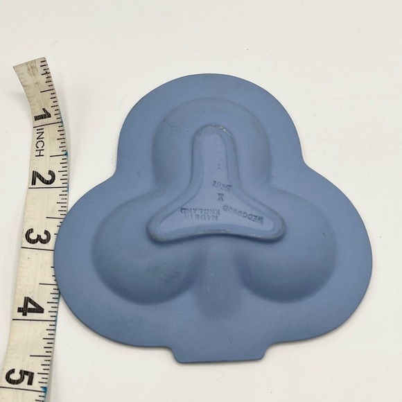 Vintage Clover Blue Jasperwear Ashtray Dish - Picture 4 of 4